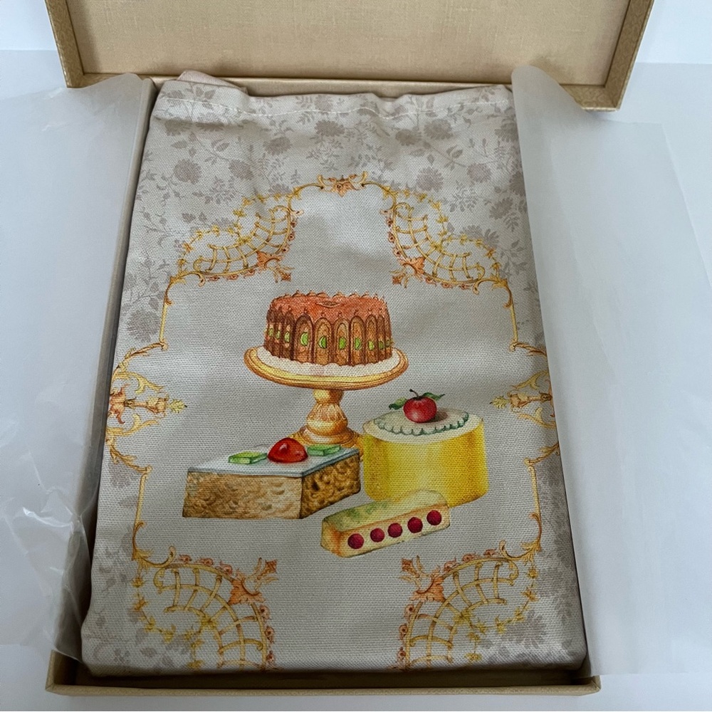 Maison d' Hermine Premium 100% Combed Cotton Chef Apron New in gift box pastries - Picture 7 of 9